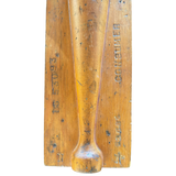 Vintage Industrial Wood Mold Sculpture