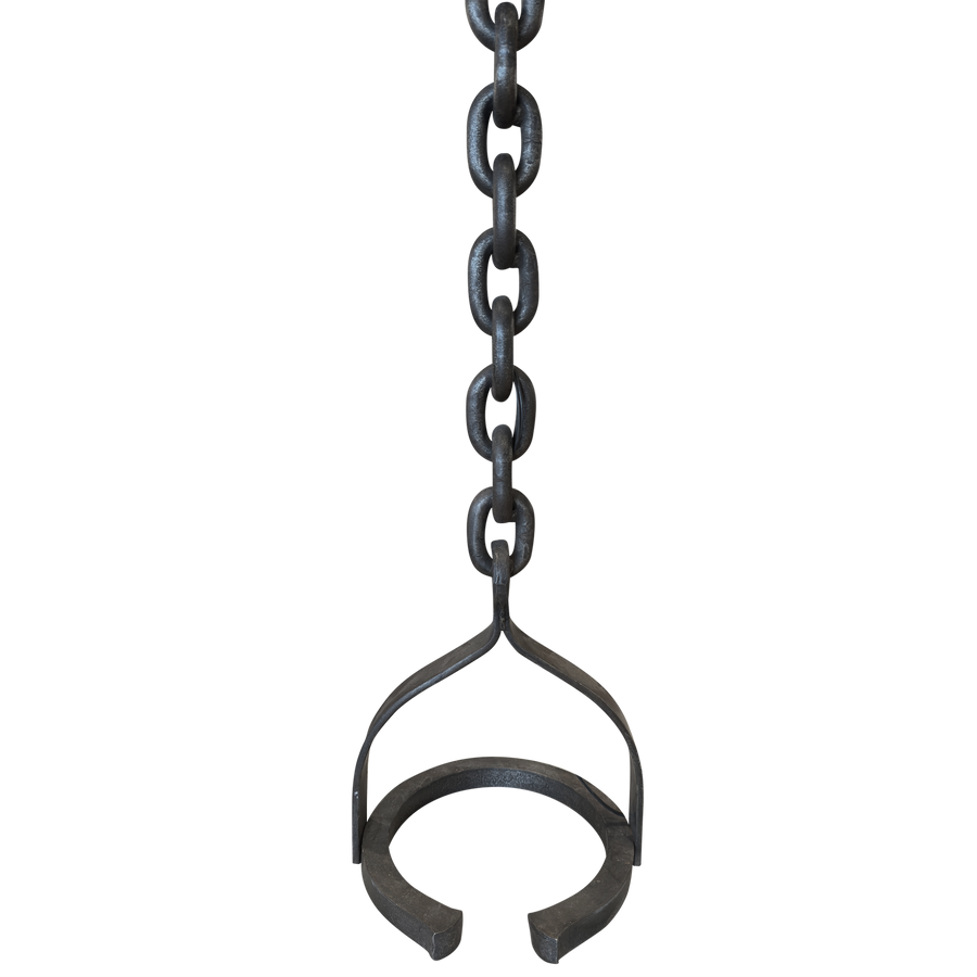 Vintage Spanish Iron Chain Floor Lamp