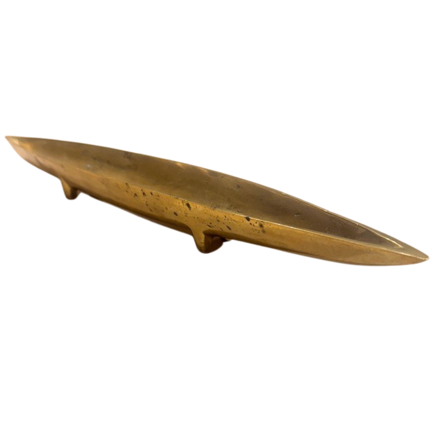 Solid Brass Decorative Footed Catch All