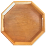 Octagonal Wood Serving Tray