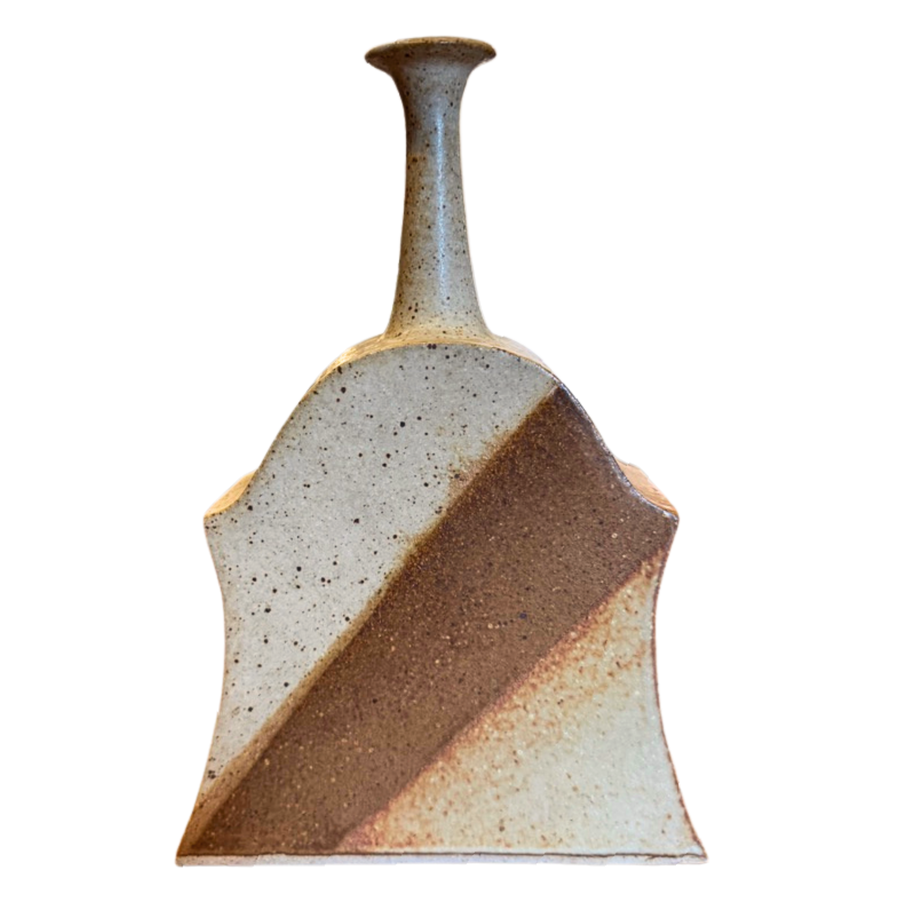 Tonal Studio Vase with Flared Neck