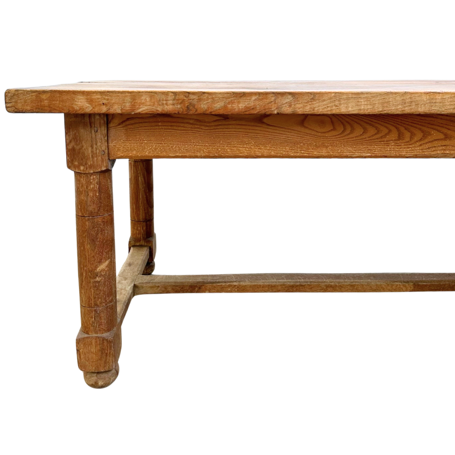 Early 20th Century French Oak Farm Table