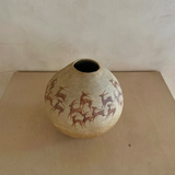 Vintage Handcrafted Ceramic Deer Vessel