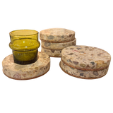 Set of 6 Mixed Stone Coasters