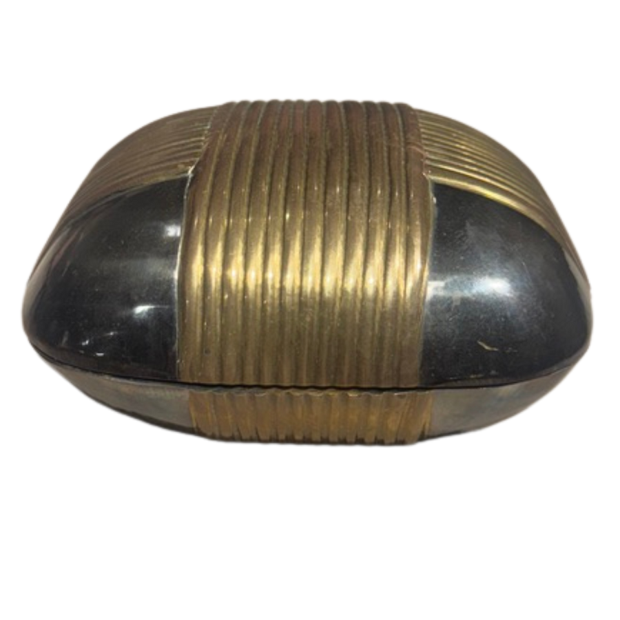 Ribbed Mixed Metal Box