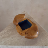 Hand-Carved Wooden Curio Box
