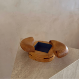 Hand-Carved Wooden Curio Box