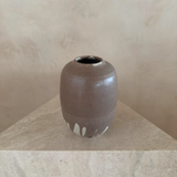 Taupe and Cream Drip Vessels