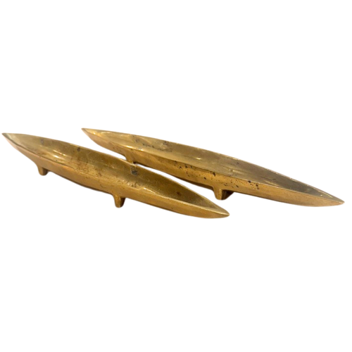 Solid Brass Decorative Footed Catch All