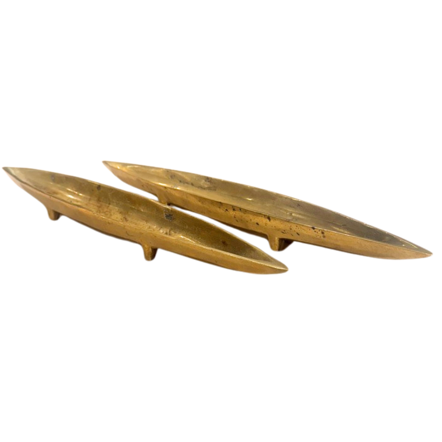 Solid Brass Decorative Footed Catch All