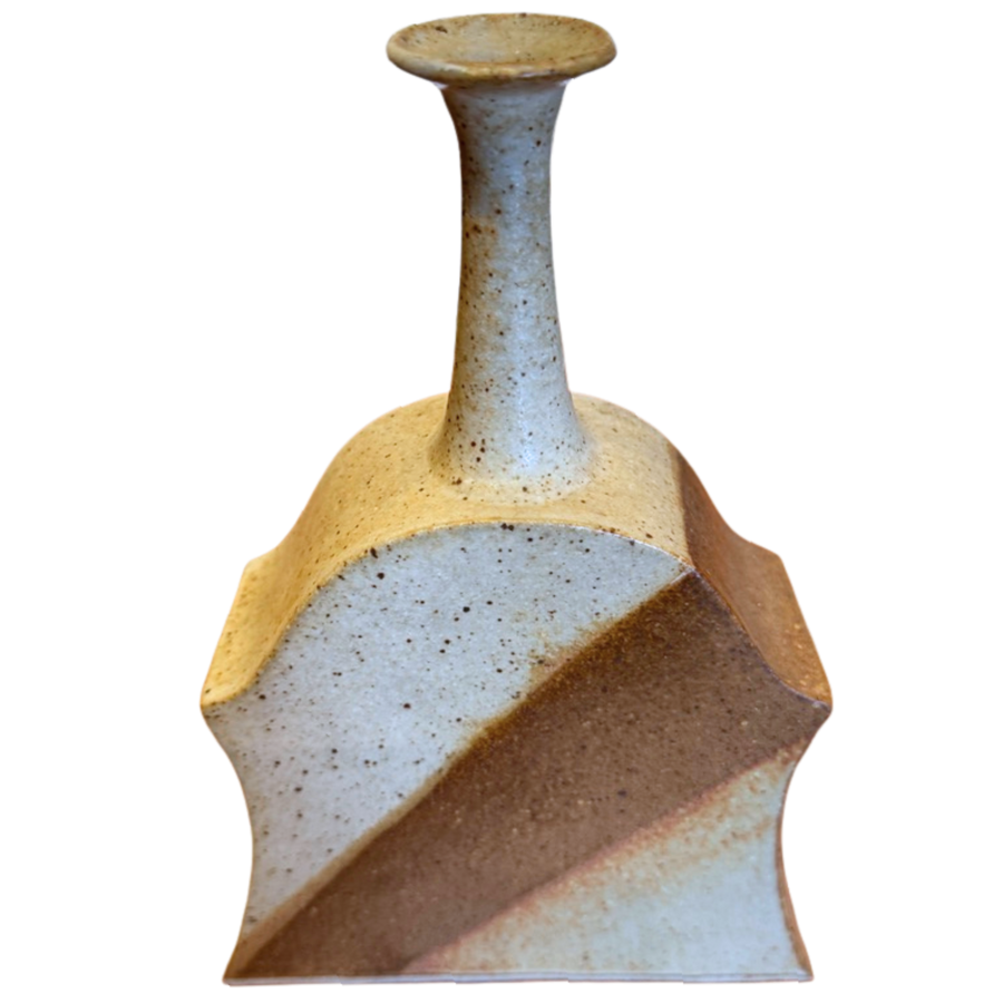 Tonal Studio Vase with Flared Neck