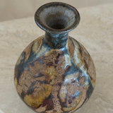 Multi-Tone Studio Pottery Bottle Vase