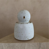 MH STUDIO - Alabaster White Stash Jars: Large