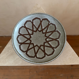 Incised Geometric Ceramic Platter