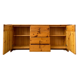 Rustic French Solid Pine Sideboard