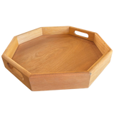 Octagonal Wood Serving Tray