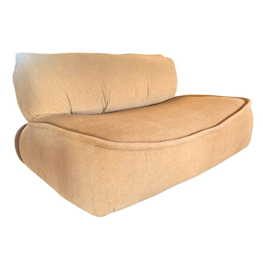 5 Piece Butter Chenille Modular Lounge Seating Set