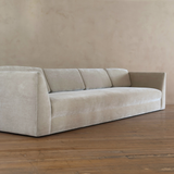 Thayer Coggin Sculptural Sofa in Cream Velvet