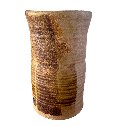 Textured Studio Ceramic Cylinder Vase