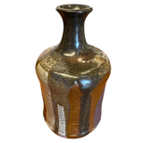 Striped Earth Toned Studio Vase