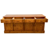 Pine Four Door Rationalist Sideboard