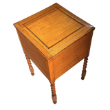 Turned Leg Lift Top Cabinet