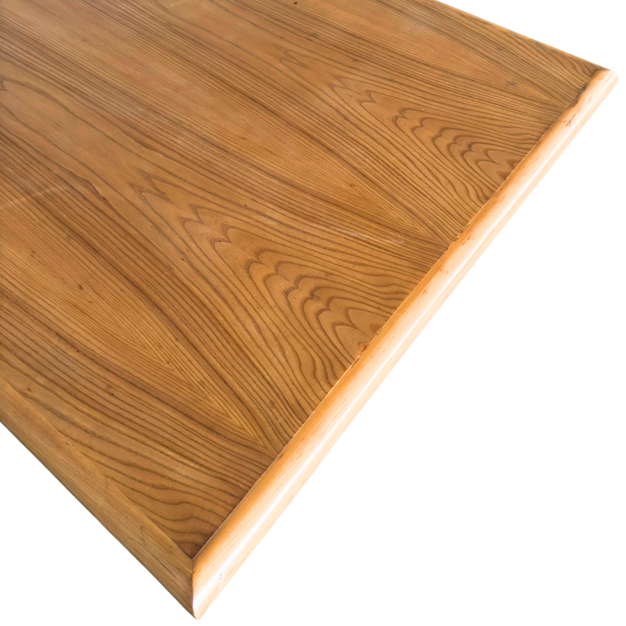 French Oak Dual Pedestal Dining Table