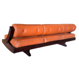 Leather Daybed Sofa 'GS 195' by Gianni Songia for Sormani, 1960s