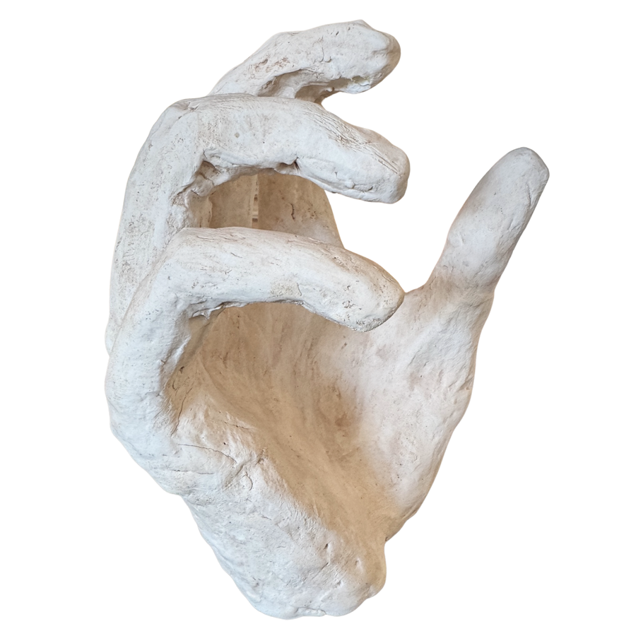 Unglazed Ceramic Hand Form