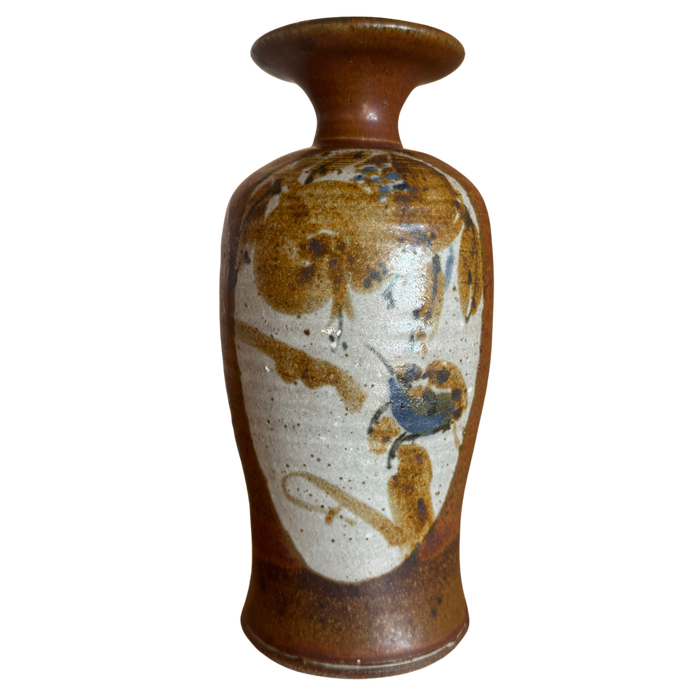 Ochre Drip Vase