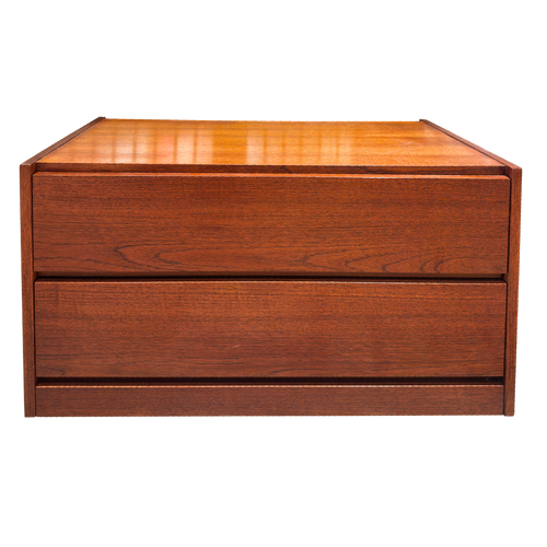 Two Drawer MCM Low Cabinet