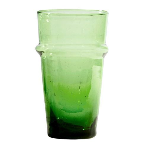 Set of 6 Moroccan Beldi Glasses - Green