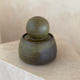 MH STUDIO - Speckled Olive Stash Jars: Small
