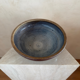 Oxblood and Cerulean Studio Pottery Bowl
