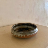 Axella Textured Earthtone Pottery Serving Bowl
