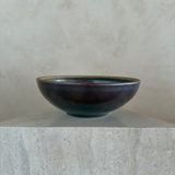 Oxblood and Cerulean Studio Pottery Bowl