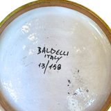 Golden Ochre Ceramic Lidded Jar