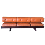 Leather Daybed Sofa 'GS 195' by Gianni Songia for Sormani, 1960s