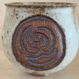 Ceramic Vessel with Spiral Medallion