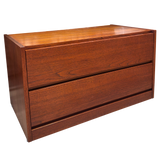 Two Drawer MCM Low Cabinet