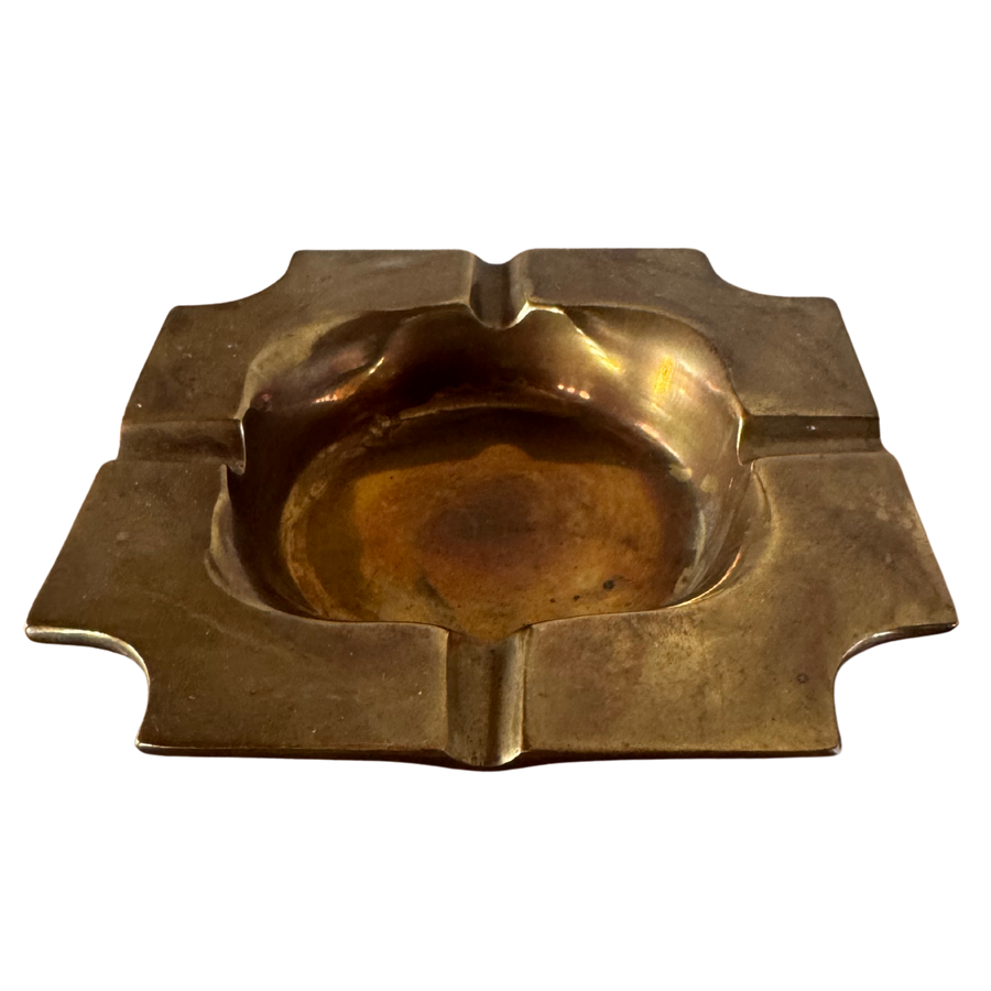 Square Brass Ashtray