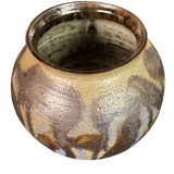 Drip Glaze Studio Pottery Vessel