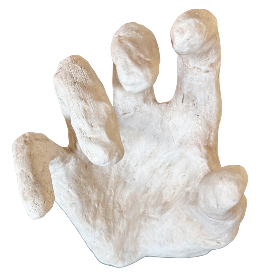 Unglazed Ceramic Hand Form