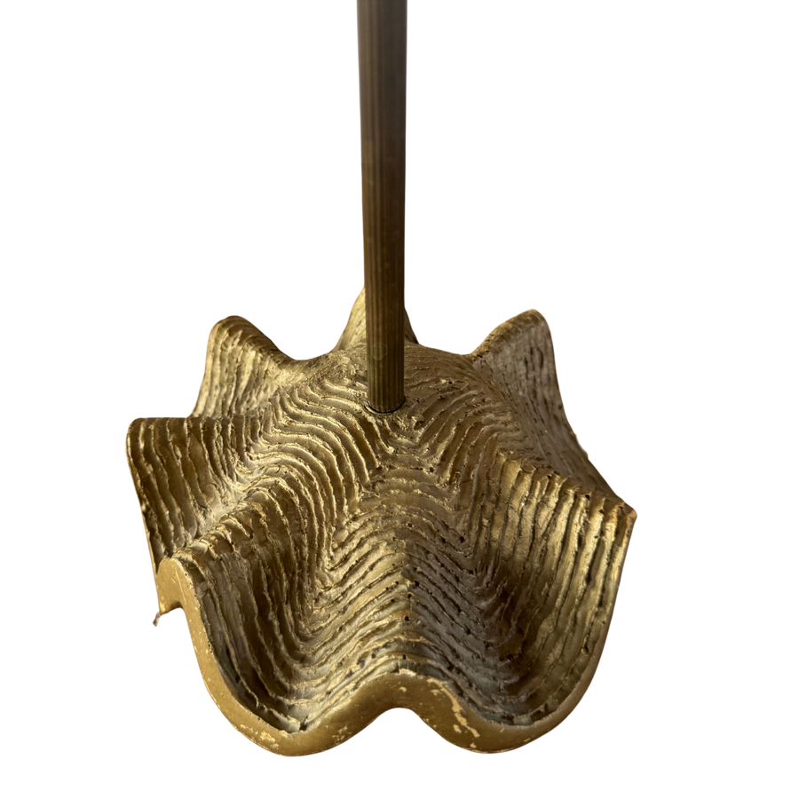 Nautilus Shell Table Lamp with Sculptural Shade