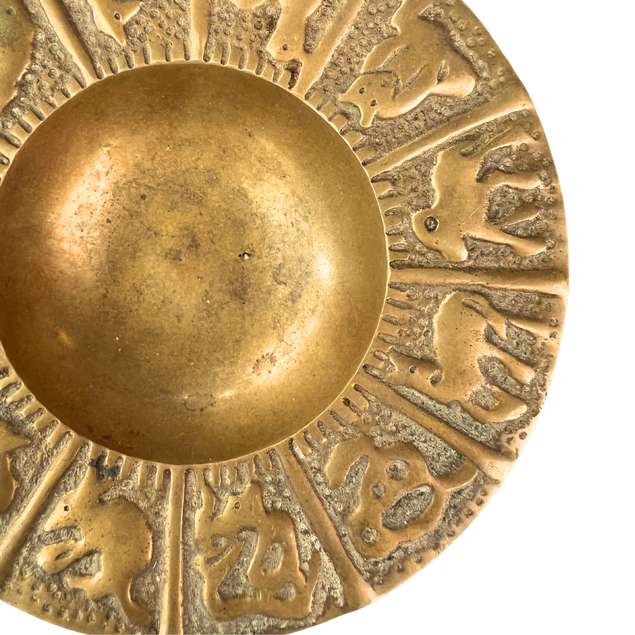 Vintage Brass Animal Catchall