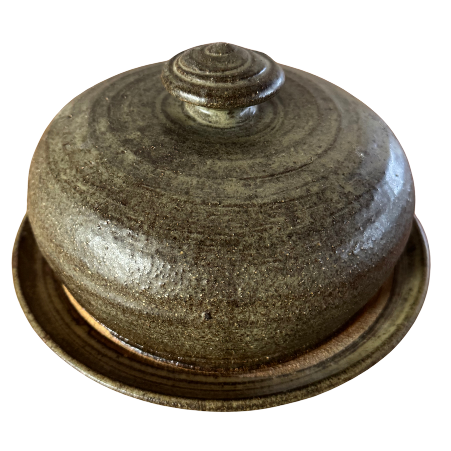 Studio Ceramic Cheese Dish with Cover