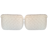 Pair of Postmodern Channeled Lounge Chairs