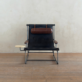 Leather Sling Lounge Chair by Tyler Hays and Made by BDDW