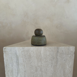 MH STUDIO - Speckled Olive Stash Jars: Mini