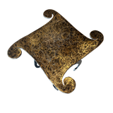 Scrolled Metal Side Table